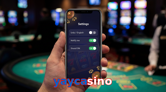 Game list for Yaycasino app section