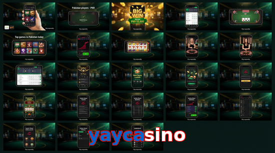 Main screen of Yaycasino bet page for PK players