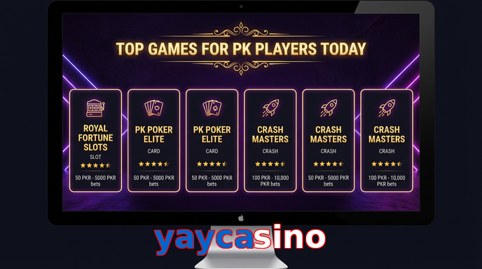 Payment and PKR controls in Yaycasino